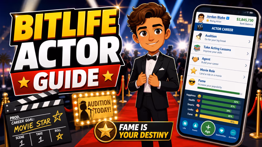 img of How to Become an Actor in BitLife (2026 Guide)
