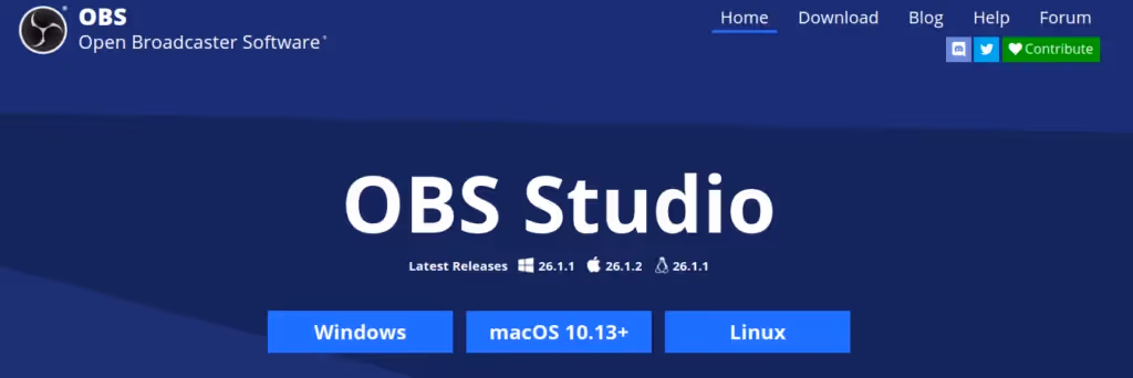 OBS Studio(Free PC Software for Gamers)