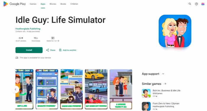 Idle Guy - Best Life Simulator Games for Android in 2024